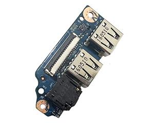 JINTAI Placa conector para puerto de audio de repuesto para Lenovo Ideapad 300-14IBR 80M2, 300-15IBR 80M3 5C50K14058 NS-A476