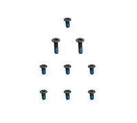 JINTAI Tornillos para la Cubierta Base Inferior, Repuesto para DELL 16S DS16260 P150F001 / 16S DS16265 P150F003, Tornillos de Fijación Inferior, Reparación de Portátiles, Negro
