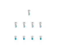 JINTAI Tornillos para la Cubierta Base Inferior, Repuesto para Lenovo IdeaPad Slim 5 Light 14ABR8 82XS, Tornillos de Fijación Inferior, Reparación de Portátiles, Plateado