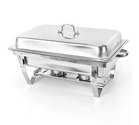 Jintaihua Chafing Dish - Calentador de alimentos (acero inoxidable, 9 L)