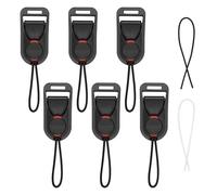 JINTANG 6 pcs Correa de cámara de liberación rápida,Adaptador de clip de correa de hombro con liberación rápida,Accesorio para cámara, compatible con la mayoría de cámaras.