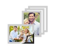 JINTANG Portarretratos magnéticos A5 de 6 x 8 pulgadas, 4 soportes magnéticos autoadhesivos, marco de fotos magnético A5 para fotos de adultos y niños, pinturas, aviso, clip de exhibición de fotos