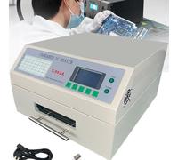 JINTAOMA Horno De Reflujo De 800w-2300w, MáQuina De Soldadura por Reflujo AutomáTica MáQuina De Soldadura con Calentador Infrarrojo Profesional con CirculacióN De Aire Caliente,962a