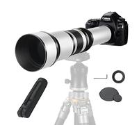 JINTU 650-1300mm f/8 HD Manual Teléfono Cámara Lente para Canon Nikon 80D 90D T3 T3i, T5 T5i T6i T6s T7 T7I T8I SL3 70D 5D 6D II 7D II D5600 D5500 D3200 D3300 D3400 D90 D5200 D7500