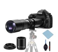 JINTU Teleobjetivo 500-1000 mm F/8 lente manual para Canon T8i, T7i, T7, T6, T6s, T6i, SL3, SL2, 4000D, 2000D, 1200D, 70D, 77D, 650D, 60D, EOS-1D X Mark III/II, 5D Mark IV