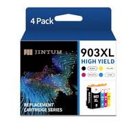 JINTUM Cartuchos de impresora XL 903 XL compatibles con HP 903xl Cartuchos de repuesto para HP Officejet 6950 OfficeJet Pro 6960 6970 (4 unidades)