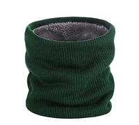 JinweiS 1 polaina para calentar el cuello para hombres y mujeres, bufandas de invierno para el cuello, accesorios de esquí, color verde A