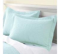 JinweiS 4 fundas de almohada acolchadas lavables que proporcionan una cómoda experiencia de sueño para crear tu propio espacio privado para dormir, 20 x 26 pulgadas (turquesa)