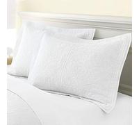 JinweiS 4 fundas de almohada acolchadas lavables que proporcionan una cómoda experiencia de sueño para crear tu propio espacio privado para dormir, 20 x 26 pulgadas (blanco)