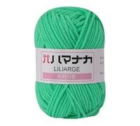 JinweiS 4 piezas - Hilo esencial de lana suave, ideal para proyectos de manualidades y tejer a mano (verde esmeralda)