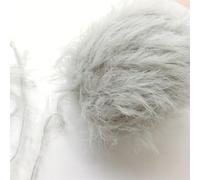 JinweiS Hilo acrílico de felpa suave para hacer el pelo de muñecas, tejido de ganchillo, fieltro de aguja | Bobinas de pelo rizado de lana de oveja cardada, rooving, fibra (100 g, A101)