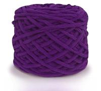 JinweiS Hilo de lana de 3 piezas - Hilo suave imprescindible para tejer y hacer ganchillo para manualidades hechas a mano (morado oscuro)