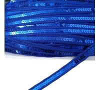 JinweiS Ribete de lentejuelas brillantes, cinta plana de lentejuelas con purpurina de 0.5 pulgadas, tela brillante, adorno de manualidades, 10 yardas, G15