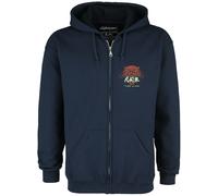 Jinx cyberpunk 2077 - tyger claws for lyfe hoodie navy, zip - up, s