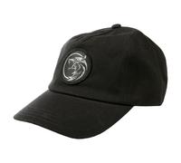 Jinx netflix: the witcher medallion patch baseball dad hat, negro, tam