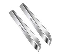 JINXM 2 Piezas Pinzas Espinas Pescado Pinzas Cocina Removedor de Hueso de pare Pinzas para Limpiar Pescado en Inox