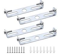 JINXM 4 Piezas 90mm Soportes para Placa de Techo con Tornillos Ganchos de Techo para Adaptador Lámpara de Techo Colgante Adaptador Lámpara de Techo Colgante para Iluminación
