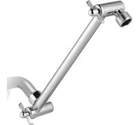 JINYOMFLY Brazo de Extensión de Ducha, Extensión de Brazo de Ducha para Baño, Extensor de Brazo de Ducha de Latón, Giratorio 360 Grados, Extensor Montado en la Pared del Brazo de Ducha