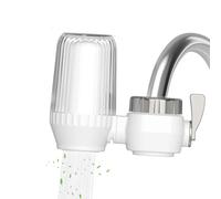 JINYOMFLY Filtro de agua para grifo, Filtro de agua de cocina doméstico, Filtro agua grifo, Filtro de agua On Tap Reduce Plomo, Cloro, cal, Metales pesados, y mal sabor (Plata)