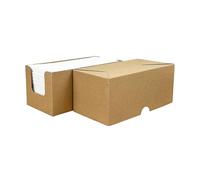 JINYUDOME Servilletas de papel desechables con tacto de lino, para bodas, fiestas, cenas, Navidad (30 x 43 cm), color blanco 30