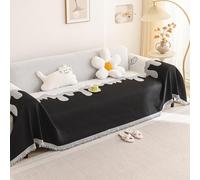 JinZao Funda De Sofá 4/3/2/1 Plazas,Funda Cubre Sofa De Chenilla,Sofa Cover Universal Four Seasons,Antiincrustante,Lavable Funda Sofa Antiarañazos Gatos(E,180 * 460CM)