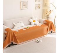 JinZao Funda De Sofá 4/3/2/1 Plazas,Funda Cubre Sofa De Chenilla,Sofa Cover Universal Four Seasons,Antiincrustante,Lavable Funda Sofa Antiarañazos Gatos(A,180 * 280CM)