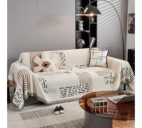 JinZao Funda De Sofá Cubre Sofa 4/3/2/1 Plazas,Forro De Sofa De Chenilla La Funda para Sofa Universal Four Seasons,Antiincrustante,Lavable Funda Sofa Antiarañazos Gatos (C,180 * 320CM)