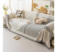 JinZao Funda De Sofá Cubre Sofa 4/3/2/1 Plazas,Forro De Sofa De Chenilla La Funda para Sofa Universal Four Seasons,Funda Sofa Antiarañazos Gatos,Lavable,Antiincrustante (D,180 * 130CM)