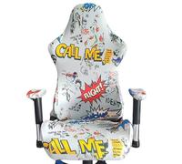 JinZao Funda Silla Gaming Bohemia, Funda para Silla Gamer Antideslizante Elástica con reposabrazos, Funda Silla Oficina con patrón Impreso digitalmente, Lavable y no se decolora fácilmente(C)