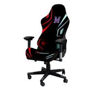 JinZao Funda Silla Gaming Elástica,Funda para Silla Gamer con Reposabrazos Y Respaldo,Funda Silla Oficina De Poliéster con Patrón De Letras, Desmontable para Limpieza(M)