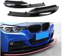 Jiong Coche Alerón Delantero Parachoques para BMW F30 F31 3 Series 2012 2013 2014 2015 2016 2017 2018 M-Sport,ABS Coche Delantera Lip Difusor de Labios Kit de Cuerpo Spoiler Fit