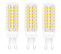 Jiotouhu Bombillas LED G9 no Regulables, Blanco Cálido 3000K, 10W Equivalentes a Halógenos de 100W, 1000 lm, 220-240V, Sin Parpadeo, Ahorro de Energía para Candelabro, Luces