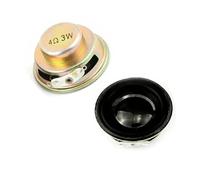 JIOYUNG eufeifeiegds 1/2/10 Piezas de Altavoz de 3 W y 4 ohmios de 40 mm de diámetro, Amplificador de Bricolaje, Altavoz de Trompeta de 3 vatios y 4 Ω(2PCS)