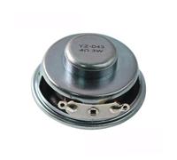 JIOYUNG eufeifeiegds 1-5 Piezas 3W 4R Altavoz bocina diámetro 40MM Amplificador Junta de Goma Altavoz 3 vatios 4 ohmios(5PCS)