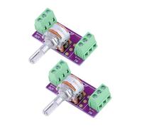 JIOYUNG eufeifeiegds 1 potenciómetro atenuador de Volumen estéreo ALPS RK16 50KA 100KA de Japón for Amplificador de Audio HiFi CD DAC, Eje moleteado de 6 mm ±20% wefeiegds(50K Ohm)