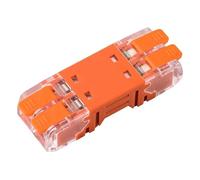 JIOYUNG eufeifeiegds 10 Uds CMK 64 conectores de cable de palanca rápida 2/3 de entrada y 2/3 de salida for bloques universales de terminales macho hembra compactos wefeiegds(CMK-642(2 in 2 out))