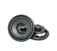 JIOYUNG eufeifeiegds 2 Altavoces acústicos 4R, 3 W, 57 mm, Graves, Negro, 18 imanes internos, Borde de Espuma de Poliuretano, Color Negro