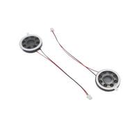 JIOYUNG eufeifeiegds 5 Altavoces Redondos de 13, 15, 16, 17, 18, 20, 23, 25 y 26 mm, 8 ohmios y 1 W, con Interior magnético de plástico y Cable.(5PCS 25MM 2P2.0)