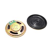 JIOYUNG eufeifeiegds Lote de 2 Altavoces ultrafinos de 36 mm, 8 Ohmios, 0,5 W, 0,5 W, 8 Ohmios, 8 R, diámetro de 36 mm, 3,6 cm de Grosor, 5 mm.