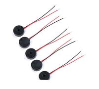 JIOYUNG eufeifeiegds Zumbador pasivo de CA 1404 con Altavoz piezoeléctrico de Cable, 14 mm, 14 x 4 mm, 30 V, bajo Consumo, Bricolaje electrónico, 20 Unidades/1 Unidad(10 Pieces)