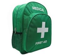 Jipemtra Bolsa de emergencia roja de primeros auxilios, bolsa vacía de primeros auxilios, bolsa de primeros auxilios para tratamiento de primeros auxilios, bolsa de trauma para senderismo, al aire