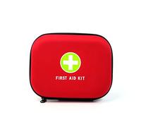 Jipemtra First Aid Hard Case Empty First Aid Hard Case First Aid Eva Medicine Red Medical Bag for Home Health Emergency First Responder Empty Camping Outdoors, Red Lb