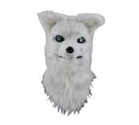 Jipersuo Diseño de tocado de animales que muestra personalidad y un artículo imprescindible para fiestas que lideran la tendencia de la moda. ¡Ven y ahora! 1 decoración de fiesta (blanco, 25 cm)