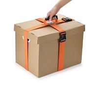 JIPIMON Correa de Transporte de Caja con asa, Correa Ajustable, Estilo Cruzado, Correas de Transporte para Mover y Levantar Cajas Pesadas, comestibles y Equipaje de Forma Segura