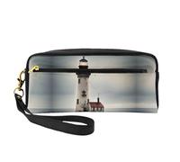 JIPOFD Old Lighthouse-Standard-Scale-2_00x - Bolsa de maquillaje para cosméticos, bolsa de aseo de viaje, bonita bolsa de almacenamiento para mujer, Negro, One Size