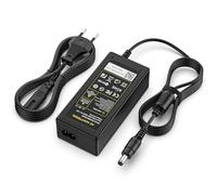 Jippofu Adaptador 24V 3A, Fuente de Alimentación 72W para Tira de Luz LED, Impresora 3D, Enrutador, Monitor, LCD, Pantalla TFT, Cámara, Escáner Transformador Cargador de Corriente Charger 5.5 * 2.1 mm