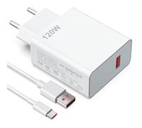 Jippofu Cargador USB C 120W Rápido Compatible con Xiaomi 15 14 Ultra 13 Pro 12 12T 11 Pad 7 7S 6S Redmi Note 15 14 13 12 Pro+ 5G Poco F7 F6 F5 X7 X6 X5 Fuente de Alimentación Adaptador Charger Cable