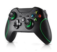 JIQIANG Wireless Controller for Xbox One, PC Gamepad with Wireless Adapter, Compatible with Xbox One/One S/One X/One Elite/Xbox Series X/PS3 /Windows 7/8/10 (Black)