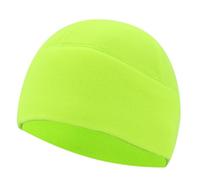 Jiqoe Sombreros y gorras para mujer, de invierno, de forro polar, para mantener el calor, para clima frío, para ciclismo, verde fluorescente, S/L
