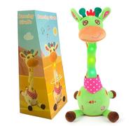 Jirafa Bailarin, Jirafa Bailarina Parlanchin, Peluche Musical Que Baila y Repite tu Voz, con Canciones Volumen Ajustable, Cactus Bailarin Juguetes Bebes Regalos para Niños (Verde)